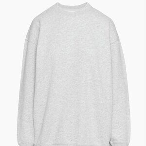 Aritzia Community™ Oversized Crew Sweatshirt - Heather Chrome
